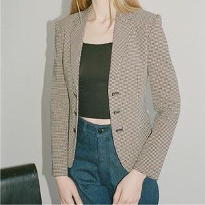 Vintage junya watanabe come děs garçons Houndstooth Blazer